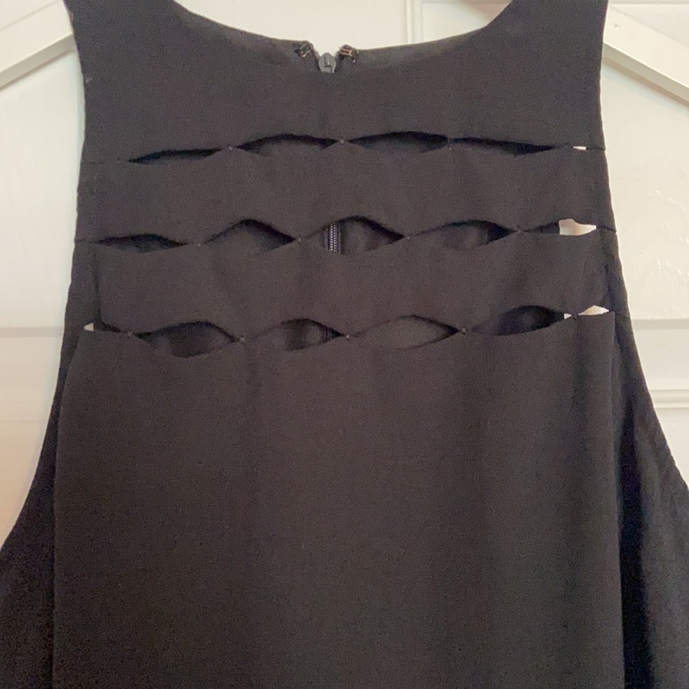 Naked Zebra Black Cocktail Dress